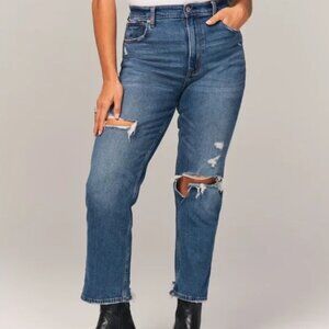 Abercrombie & Fitch Women's Ultra High Rise Ankle Straight Jeans Size 26